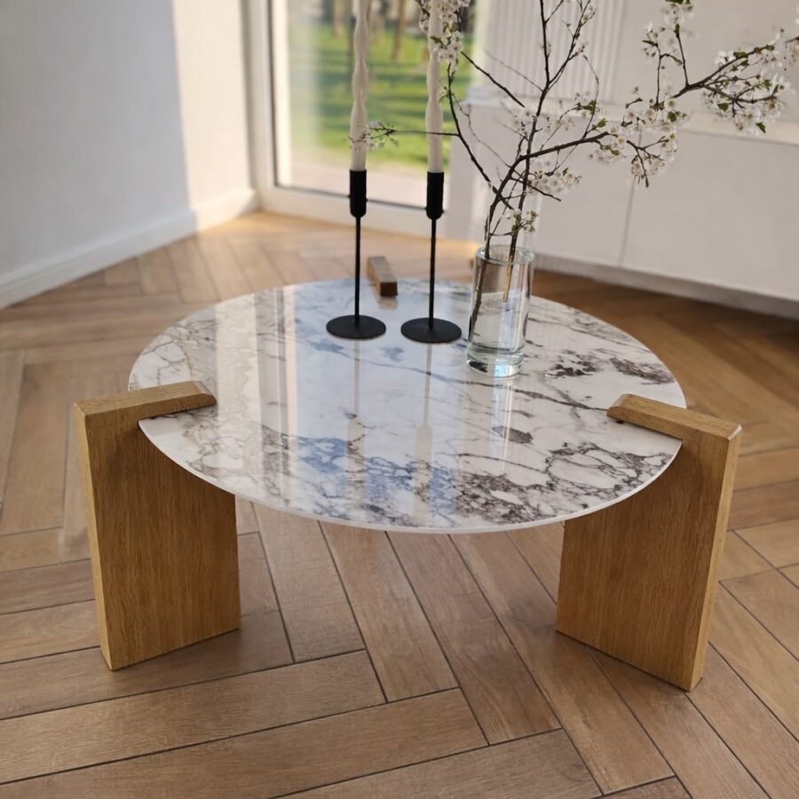 stolik kawowy tropea 70 cm marazzi capraia połysk (12 mm)